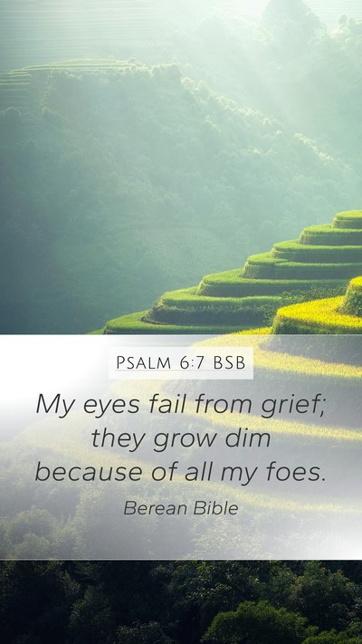 Psalm 6:7 BSB Bible Verse Image
