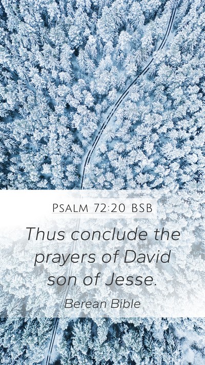 Psalm 72:20 BSB Bible Verse Image