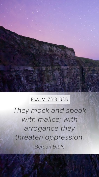 Psalm 73:8 BSB Bible Verse Image