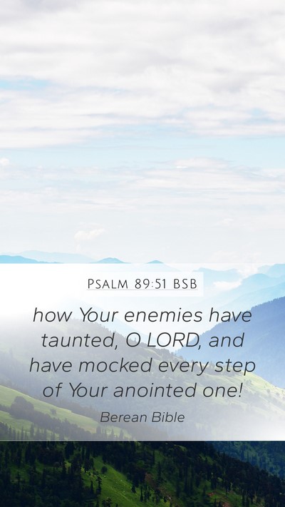 Psalm 89:51 BSB Bible Verse Image