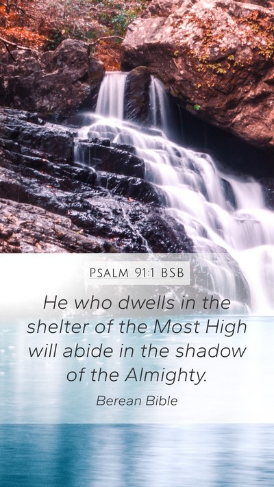 Psalm 91:1 BSB Bible Verse Image
