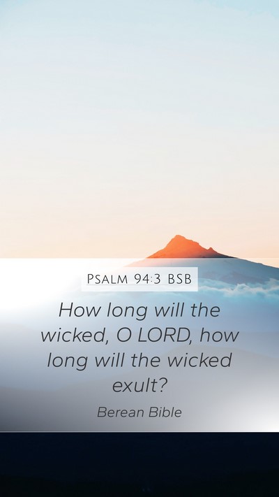 Psalm 94:3 BSB Bible Verse Image
