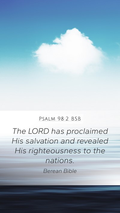Psalm 98:2 BSB Bible Verse Image