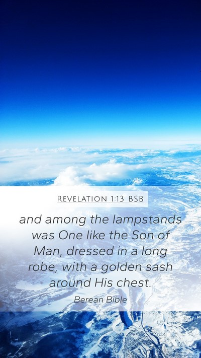 Revelation 1:13 BSB Bible Verse Image
