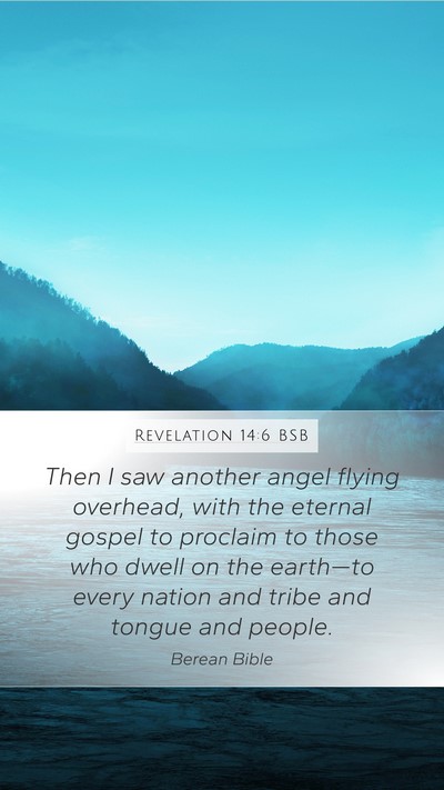 Revelation 14:6 BSB Bible Verse Image
