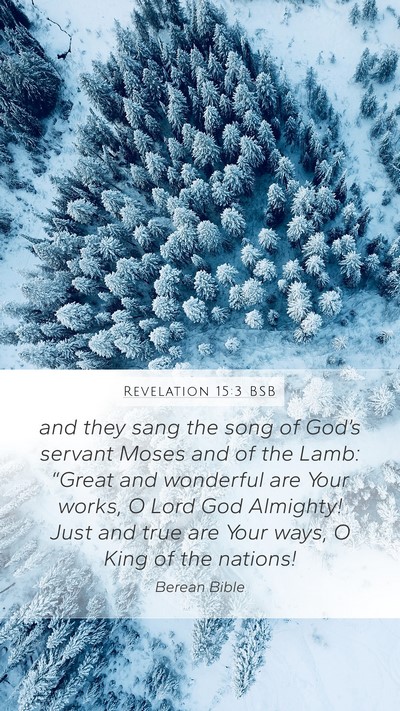 Revelation 15:3 BSB Bible Verse Image