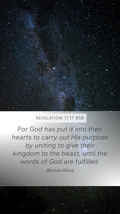 Revelation 17:17 BSB Bible Verse Image