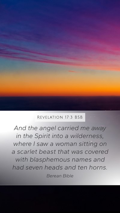Revelation 17:3 BSB Bible Verse Image