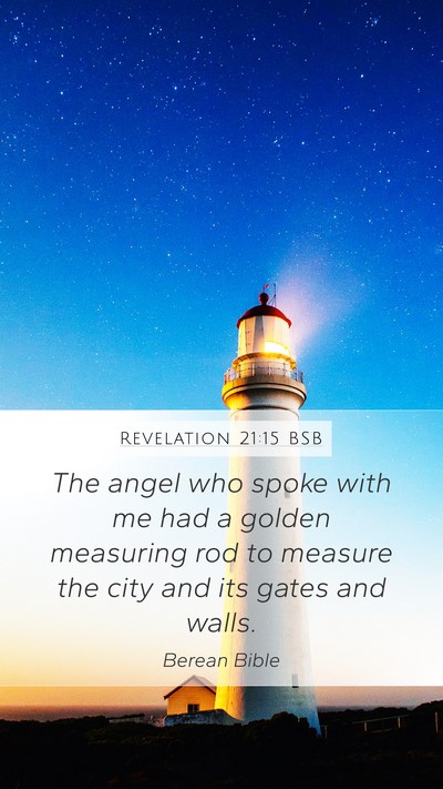 Revelation 21:15 BSB Bible Verse Image