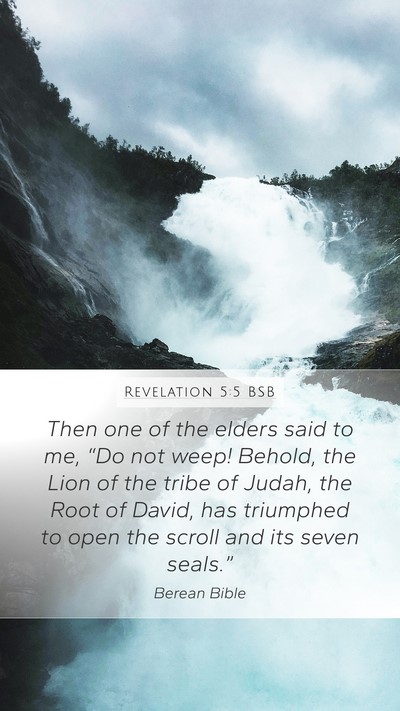 Revelation 5:5 BSB Bible Verse Image