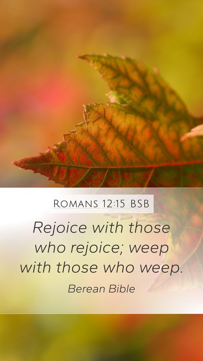 Romans 12:15 BSB Bible Verse Image