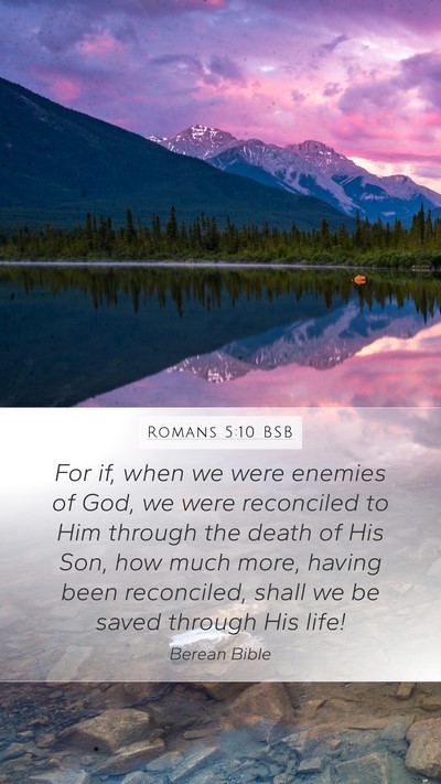 Romans 5:10 BSB Bible Verse Image