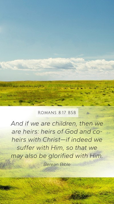 Romans 8:17 BSB Bible Verse Image