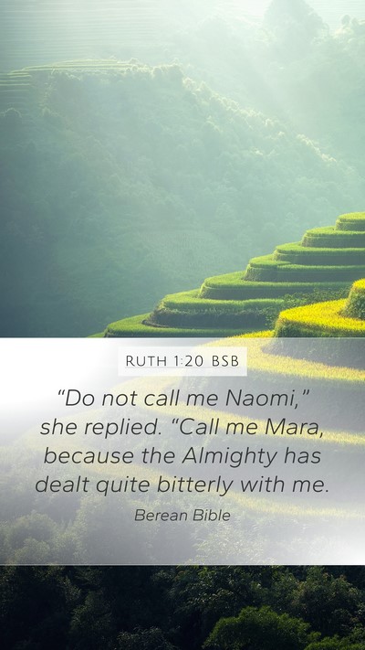 Ruth 1:20 BSB Bible Verse Image