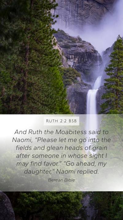 Ruth 2:2 BSB Bible Verse Image