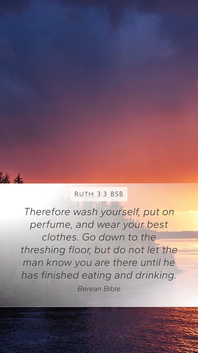 Ruth 3:3 BSB Bible Verse Image