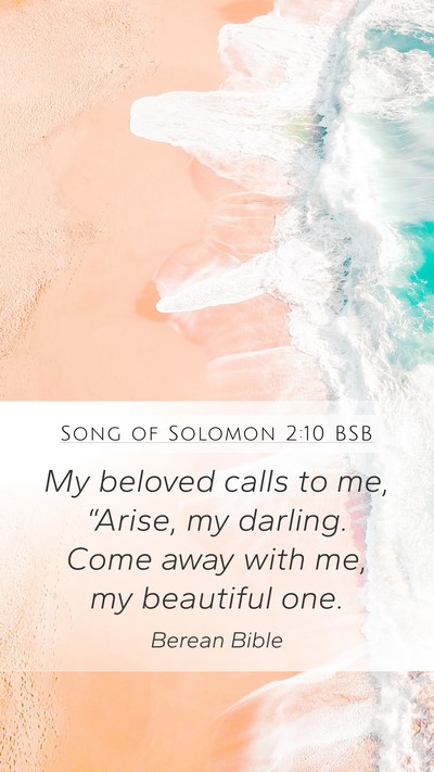 Song of Solomon 2:10 BSB Bible Verse Image