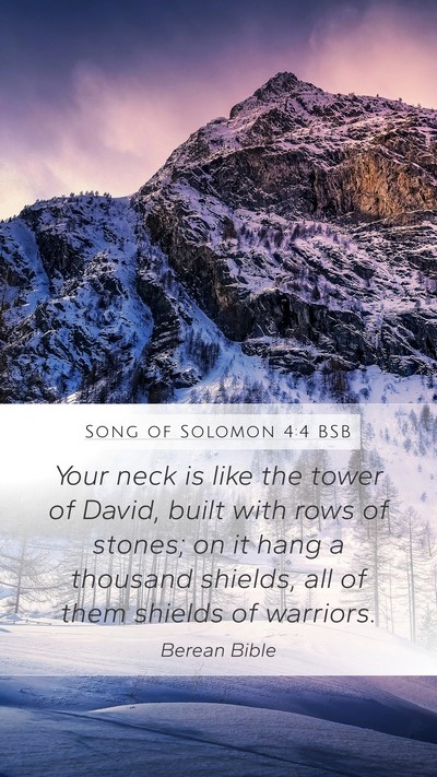 Song of Solomon 4:4 BSB Bible Verse Image