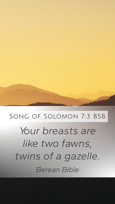 Song of Solomon 7:3 BSB Bible Verse Image