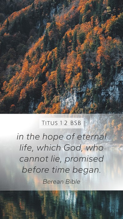 Titus 1:2 BSB Bible Verse Image