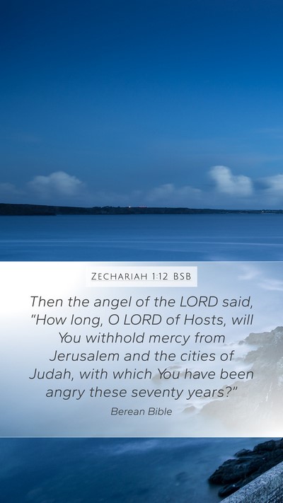 Zechariah 1:12 BSB Bible Verse Image