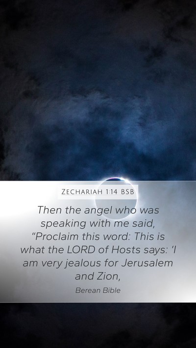 Zechariah 1:14 BSB Bible Verse Image