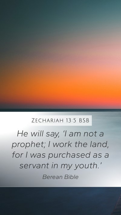 Zechariah 13:5 BSB Bible Verse Image
