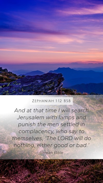 Zephaniah 1:12 BSB Bible Verse Image