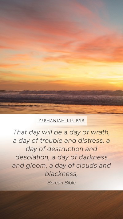 Zephaniah 1:15 BSB Bible Verse Image